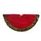 48" Diva Safari Red Velveteen & Cheetah Print Tree Skirt